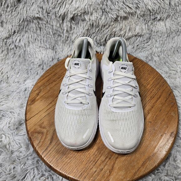 Nike Free Run 2018 Women Sz 8 White/Black Flex Bottomed Running Shoes 942837-100 - Picture 2 of 11